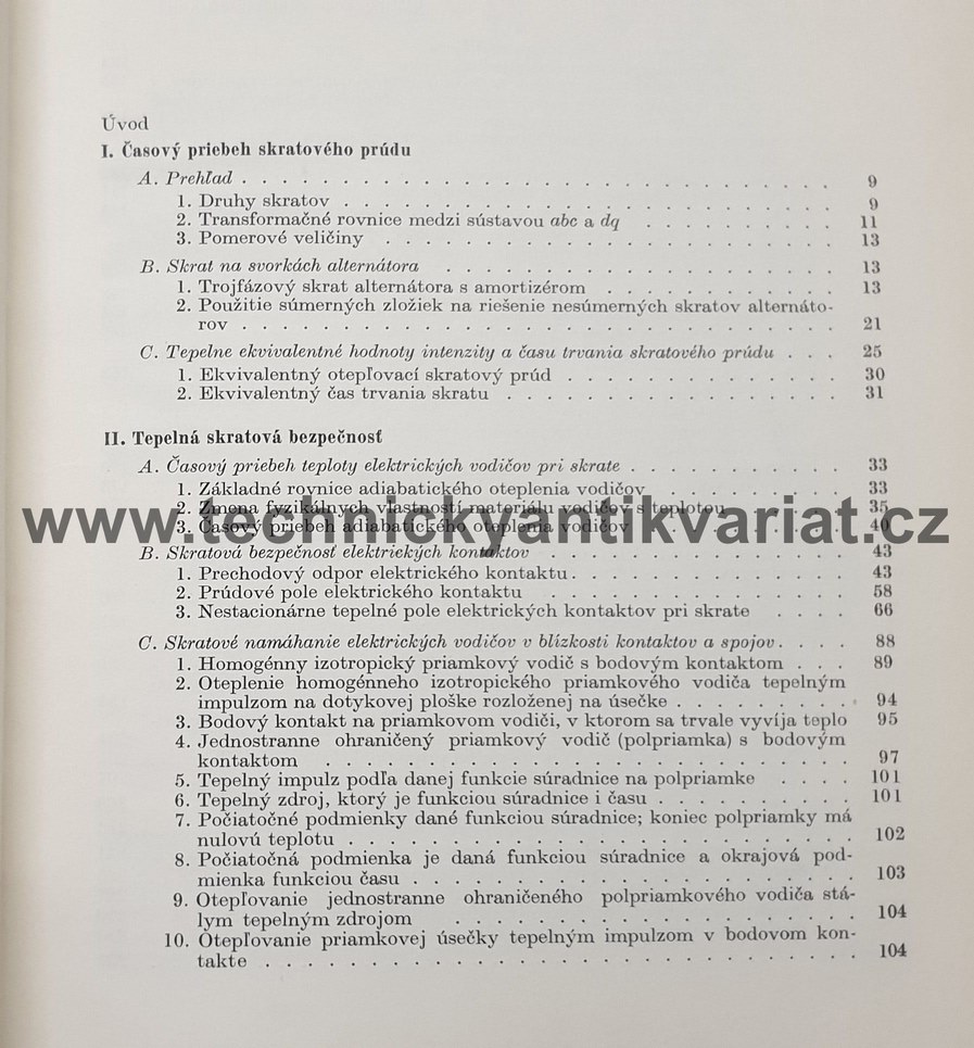 Skratová bezpečnosť - K. Fábry (1968)