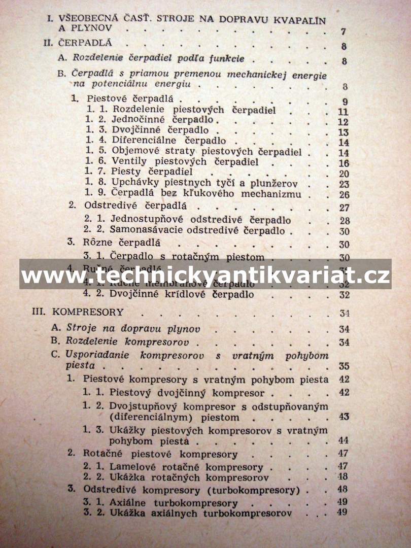 Stroje na dopravu kvapalín a plynov