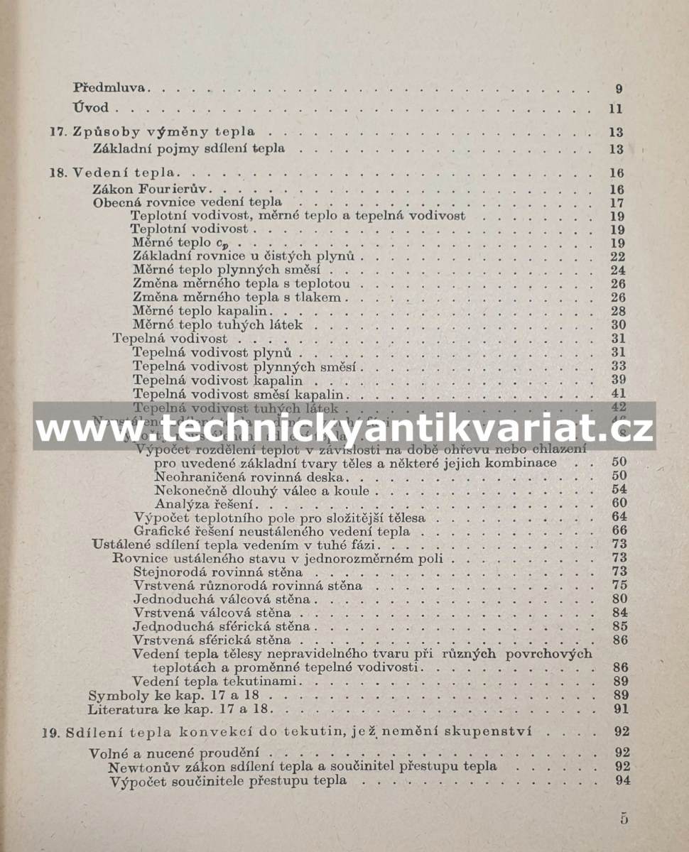Chemické inženýrství II. Operace výměny tepla - A. Pilář (1964)
