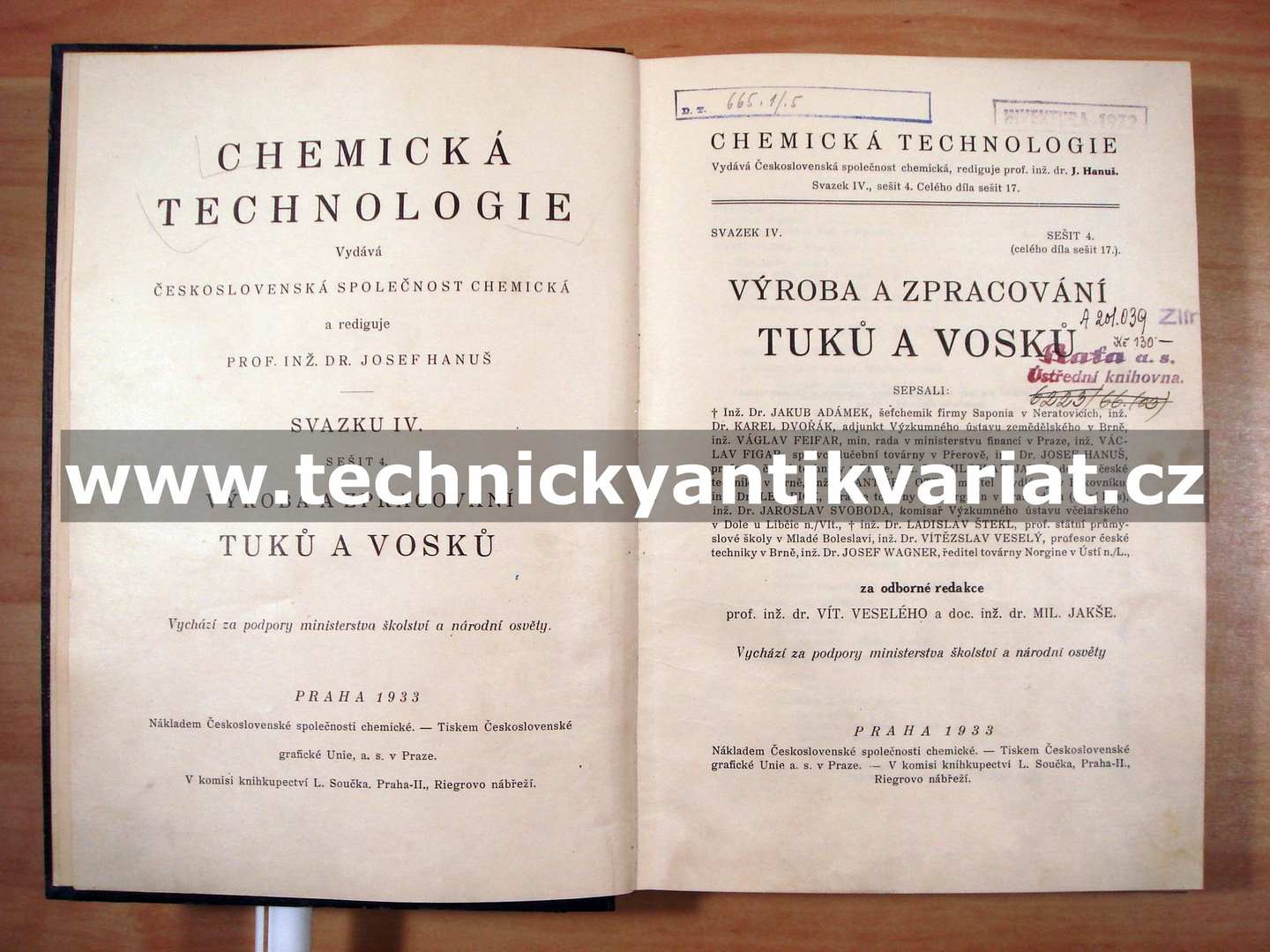 Výroba a zpracování tuků a vosků