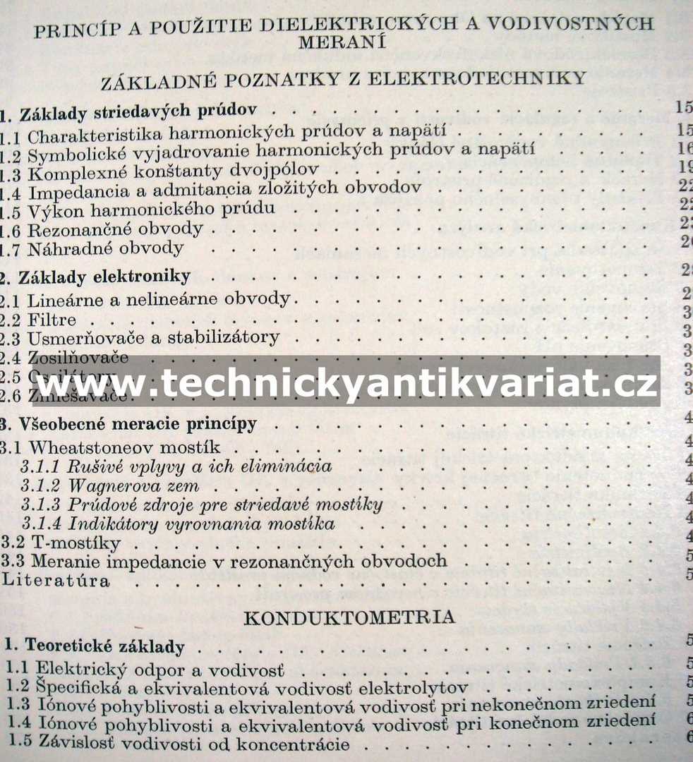 Vodivostné a dielektrické merania v chemickej analýze