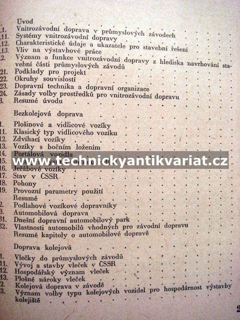 Vnitrozávodní doprava v průmyslových závodech