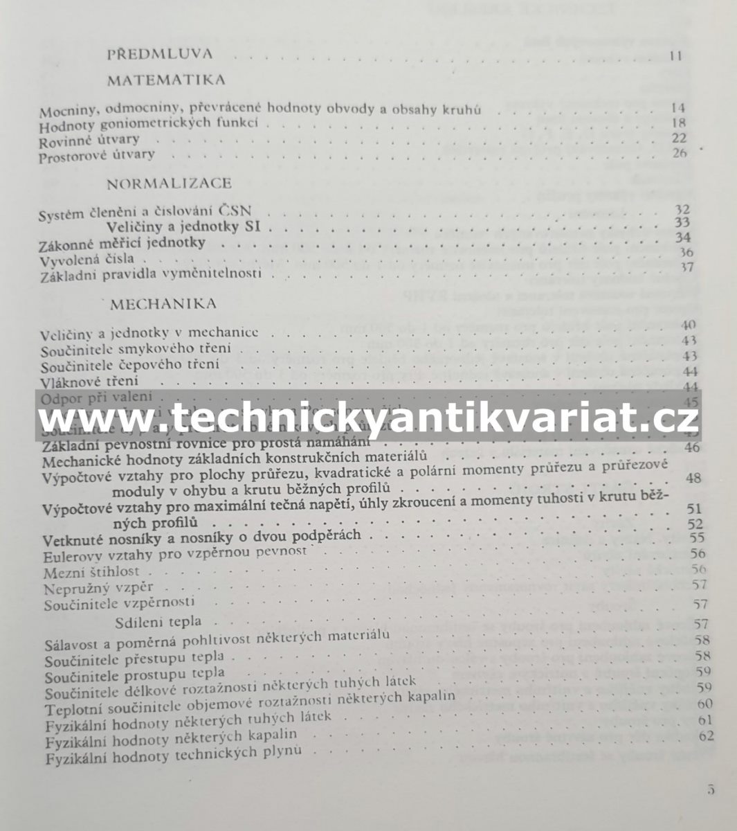 Strojnické tabulky pro SPŠ nestrojnické - Pavel Vávra (1989)