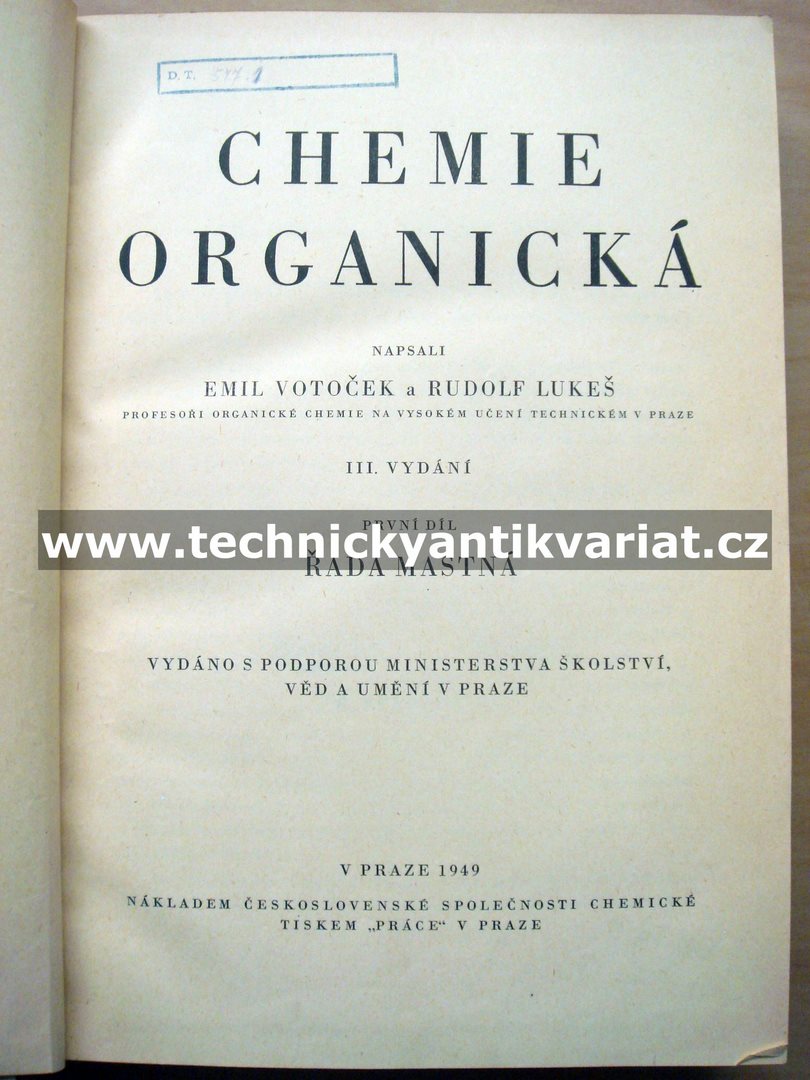 Chemie organická I.