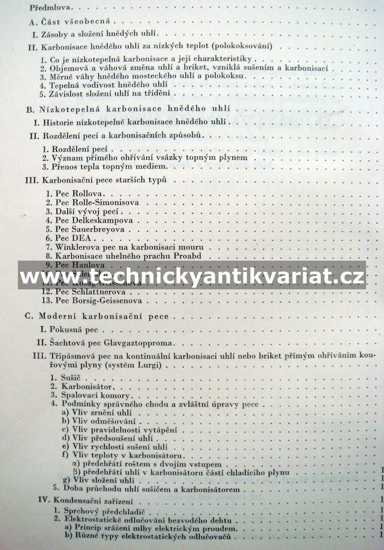 Nízkotepelná karbonisace a tepelné zpracování hnědého uhlí