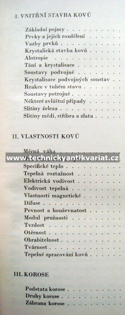 Metalografie neželezných kovů - Vojtěch Jareš (1955)