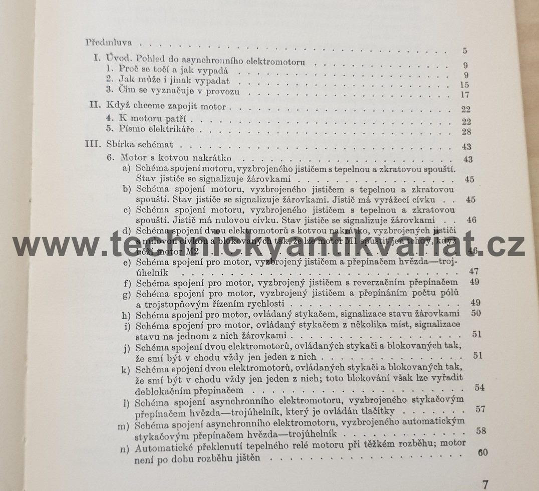 Zapojování asynchronních motorů - Jiří Tříska (1966)