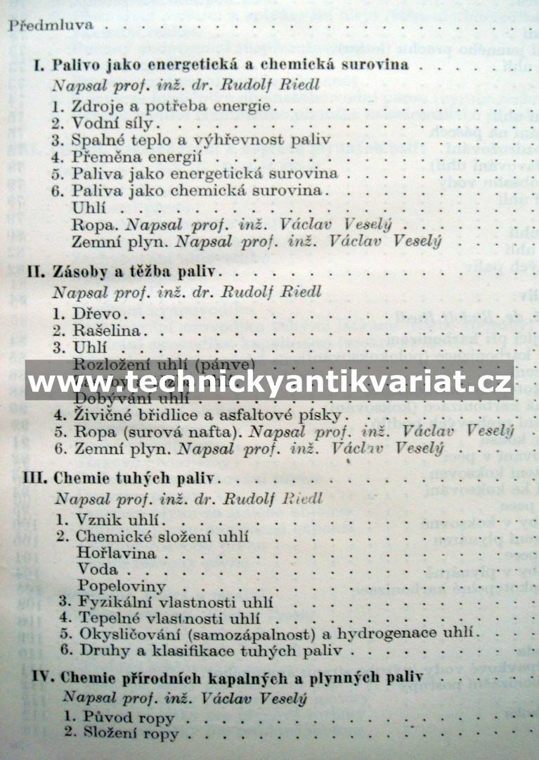 Technologie paliv IV.