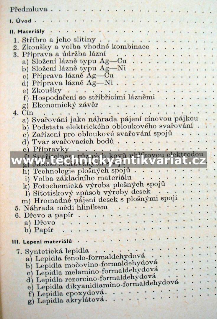 Využití základních materiálů ve slaboproudém průmylsu