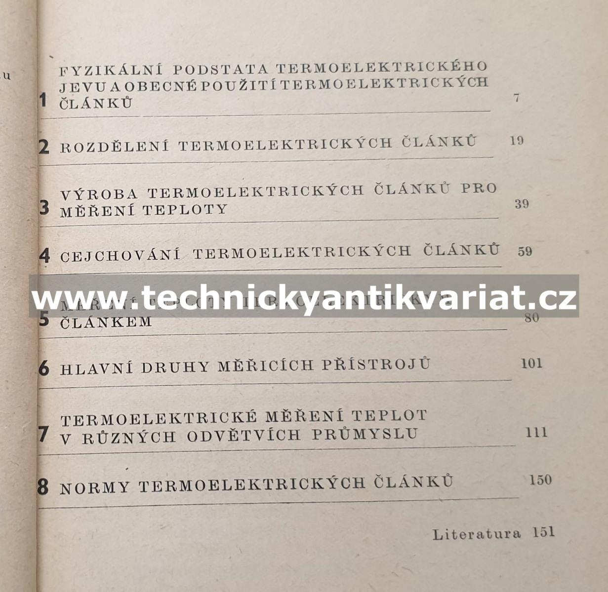 Termoelektrické články - L. Mikiška (1964)