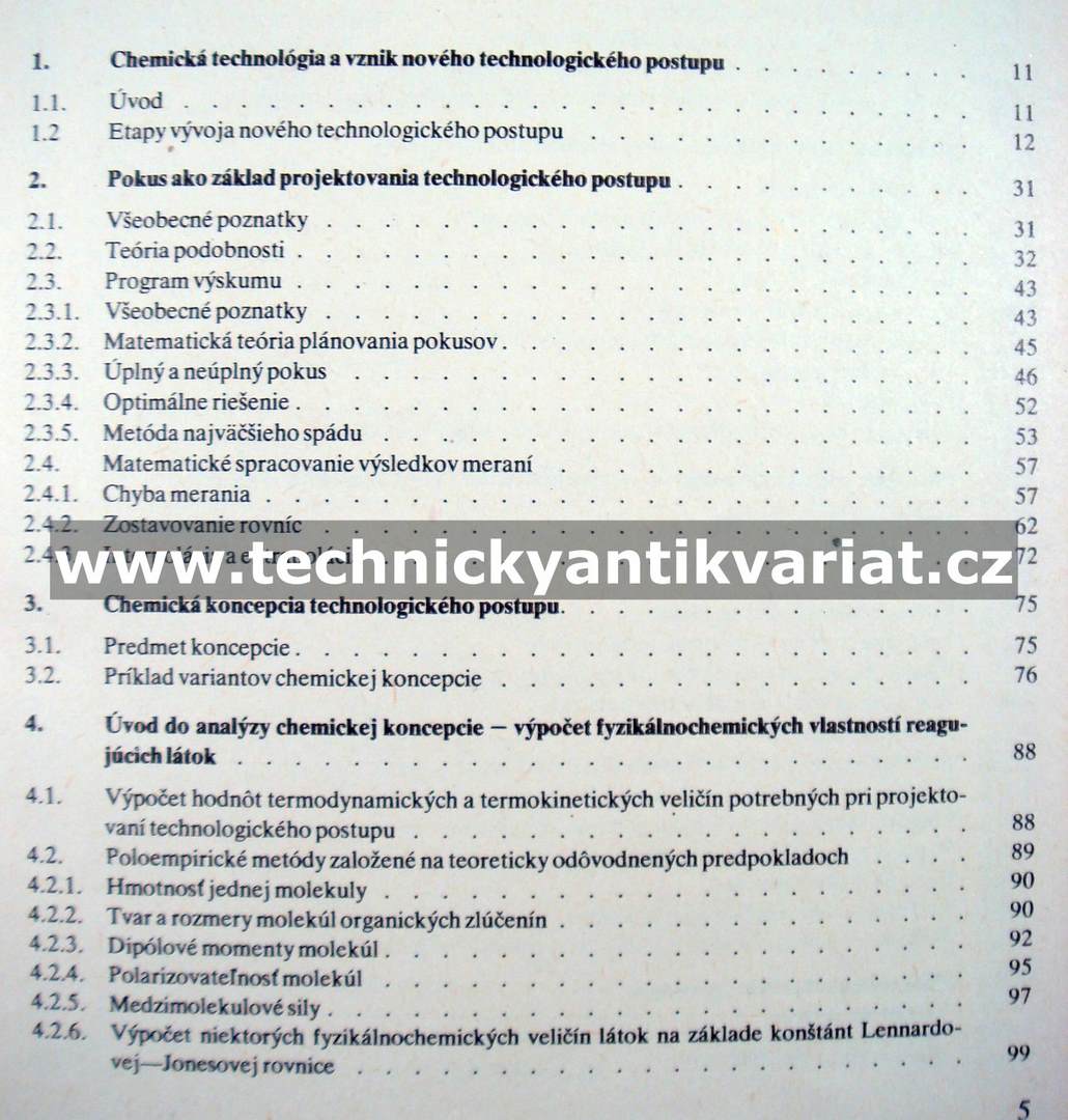 Všeobecné základy chemickej technologie
