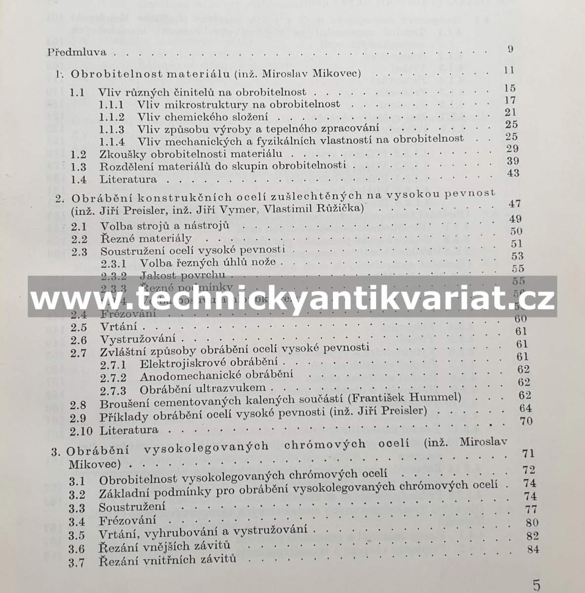 Obrábění těžkoobrobitelných materiálů - Miroslav Mikovec (1963)