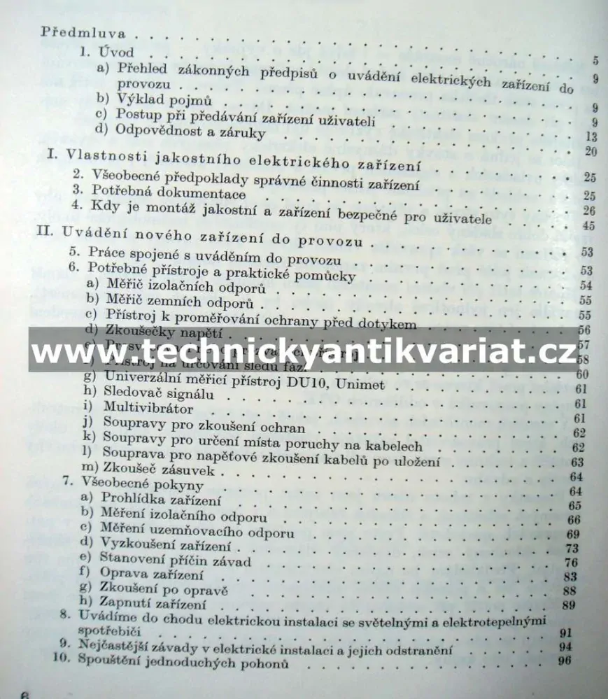 Uvádění elektrických zařízení do provozu