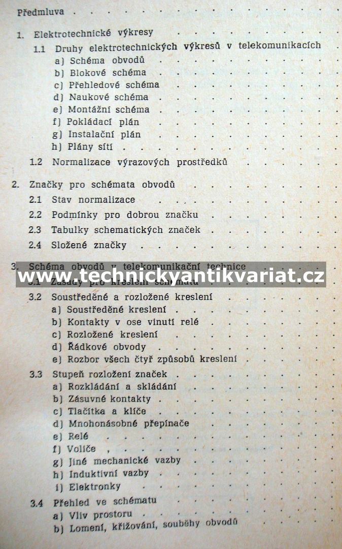 Elektrotechnické kreslení v telekomunikacích I.