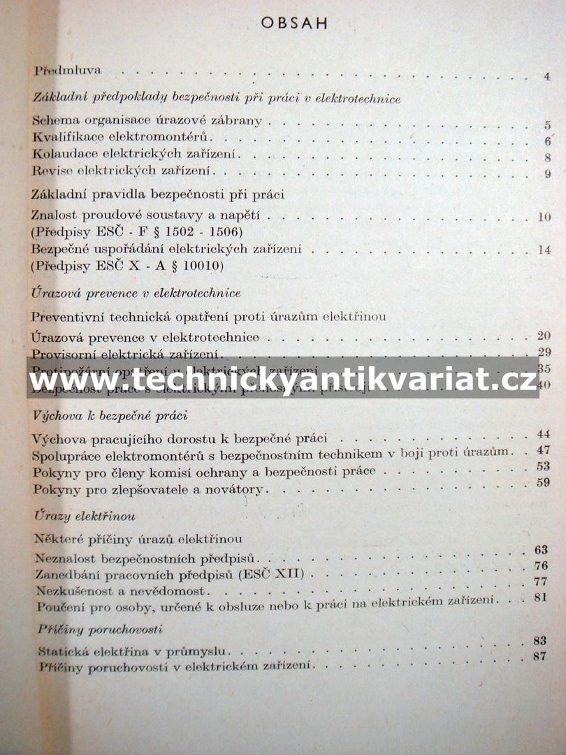 Bezpečnost práce v elektrotechnice - Josef Adamus