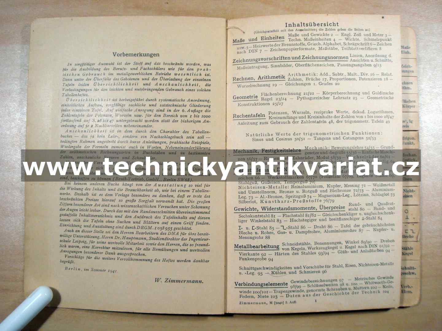 Metallgewerbe - W. Zimmermann