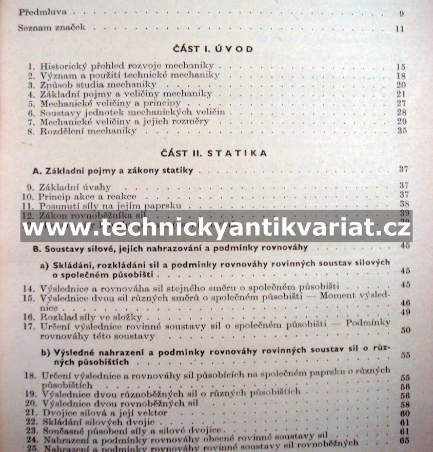 Technická mechanika pro elektrotechnické obory I. Mechanika tuhých těles - Otakar Hášek