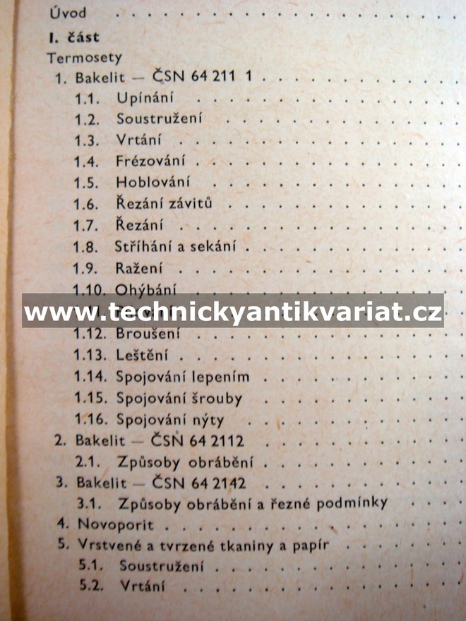 Obrábění plastických hmot - František Rybář