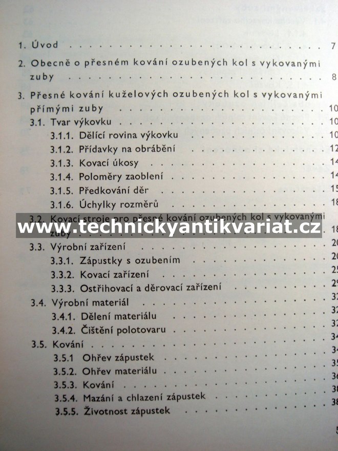 Přesné kování kuželových ozubených kol - Bohumil Pospíšil