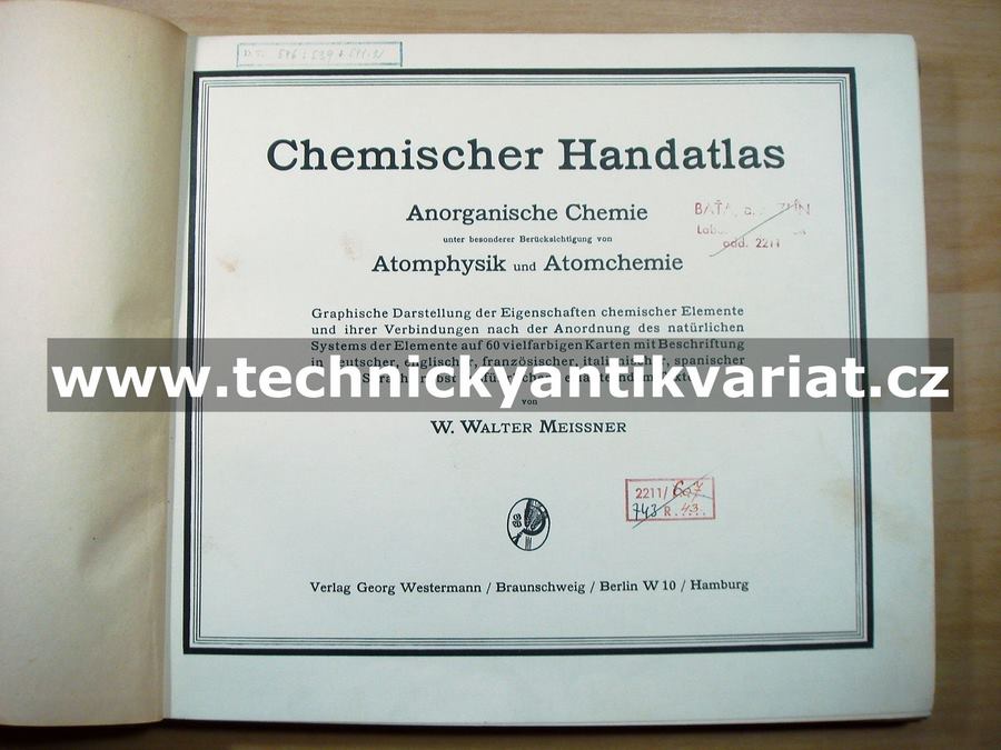 Chemischer Handatlas - W. Walter Meissner