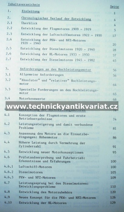 Entwicklung schnellaufender Hochleistungsmotoren in Friedrichshafen I.II.