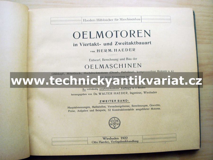 Die Oelmotoren - Herm. Header