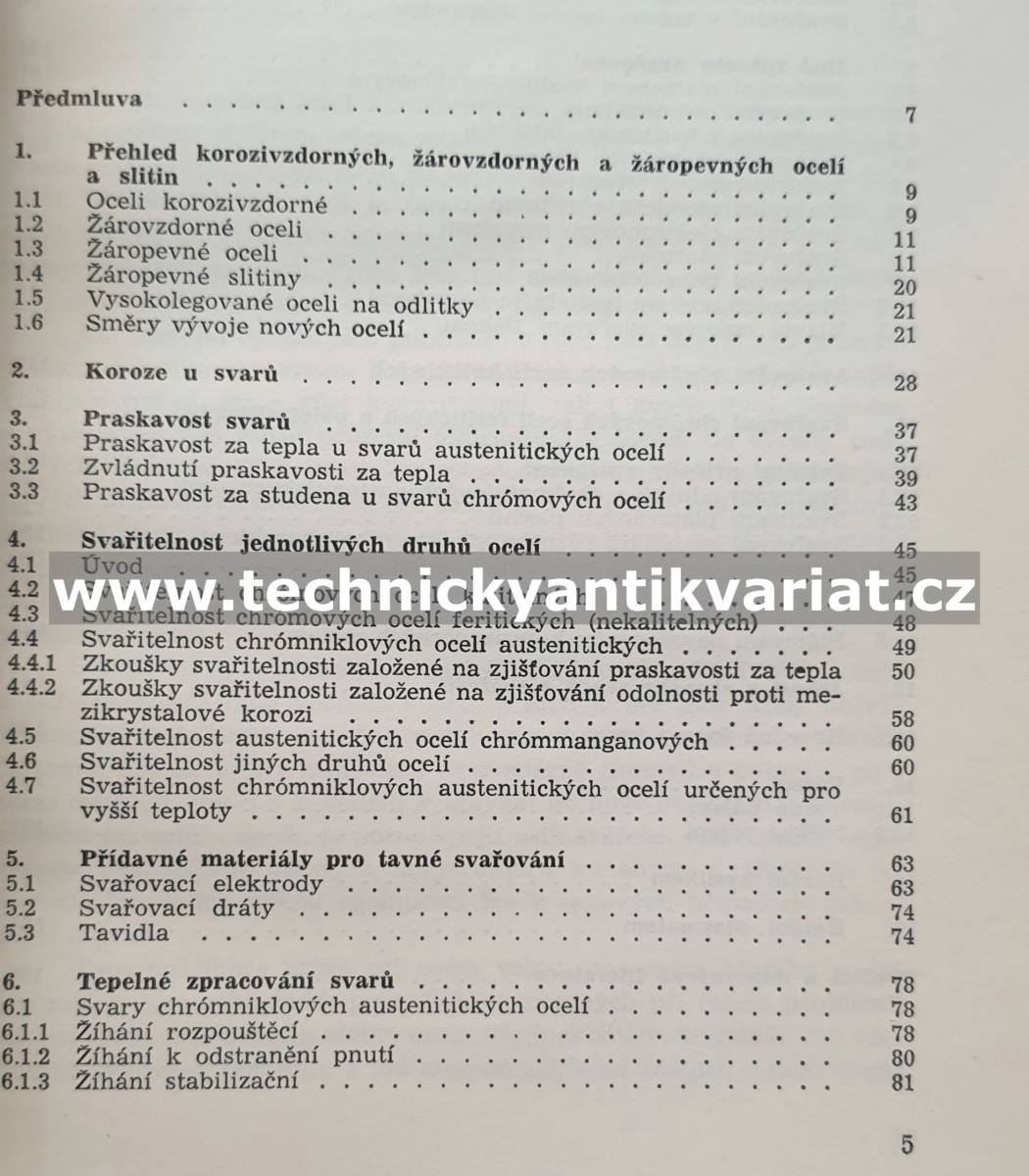 Svařování korozivzdorných a žárovzdorných ocelí - Josef Němec (1975)