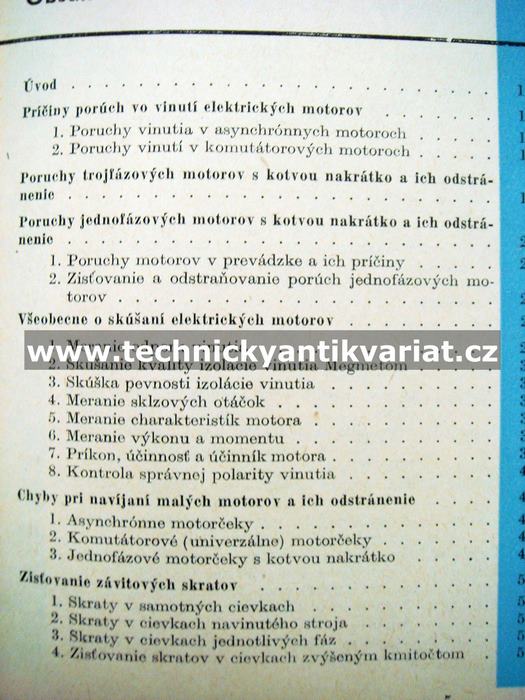 Opravy vinutí malých elektromotorov - Rudolf Lisáček (1963)