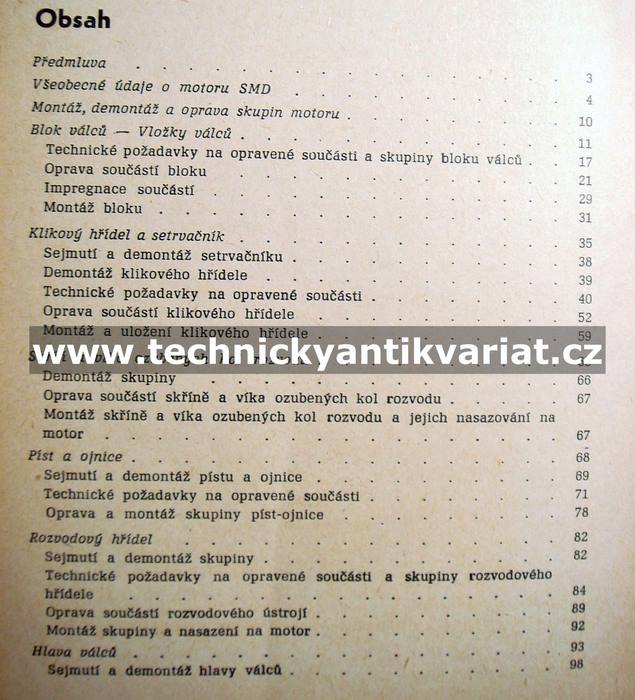 SMD motor - dílenská příručka