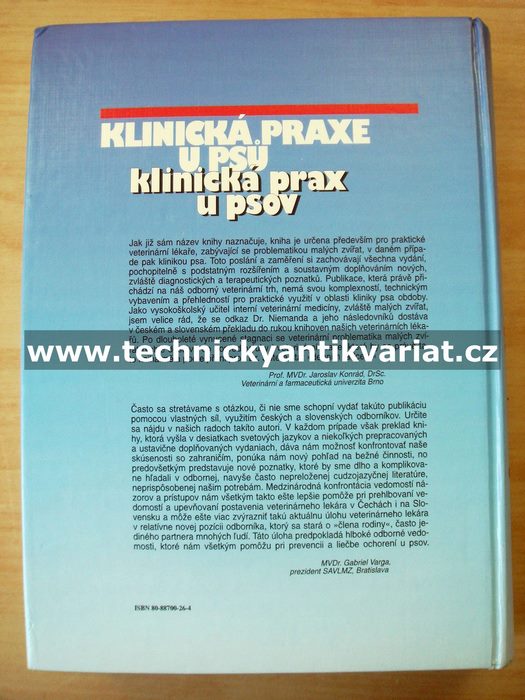 Klinická praxe u psů, klinická prax u psov - Niemand, Suter