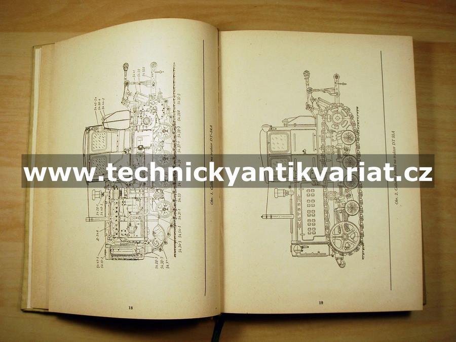 Traktor DT54A, DT55A - technické údaje a seznam náhradních dílů