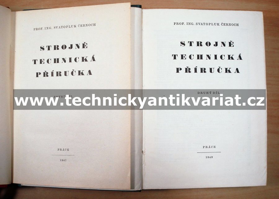 Strojně technická příručka I.II. - Svatopluk Černoch