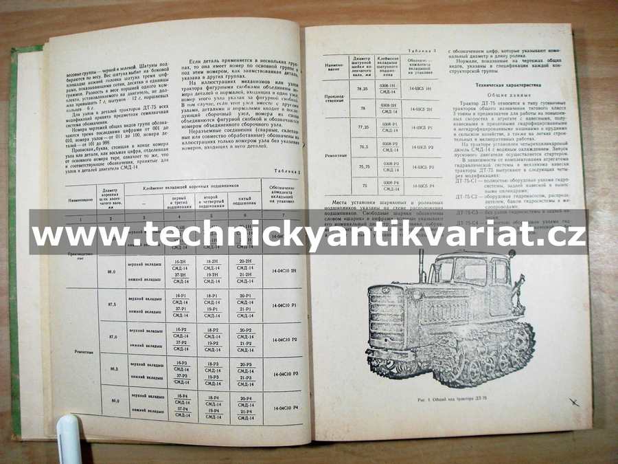 DT75 - katalog dílů