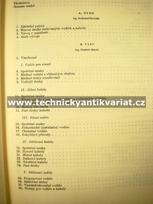 Kabely a vodiče - kolektiv autorů