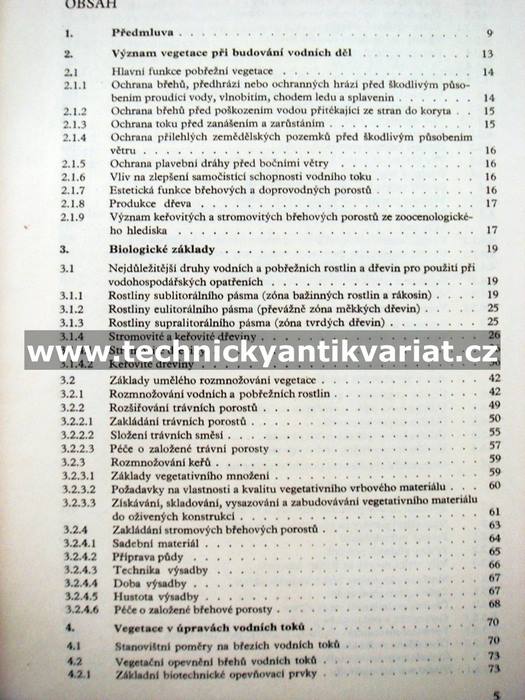 Vegetace v úpravách vodních toků a nádrží - Novák, Iblová, Škopek (1986)