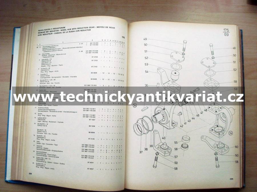 Zetor 8111 8145 9111 9145 10111 10145 12111 12145 14145 16145 - katalog náhradných dielov