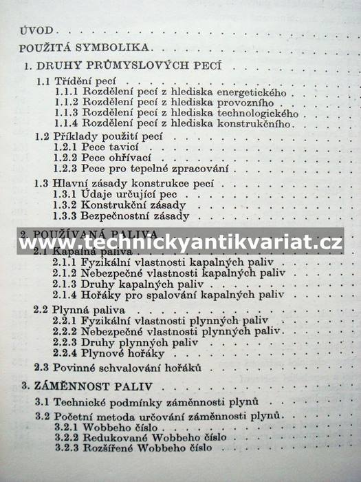 Příručka pro topiče průmyslových pecí - F. Švec (1975)