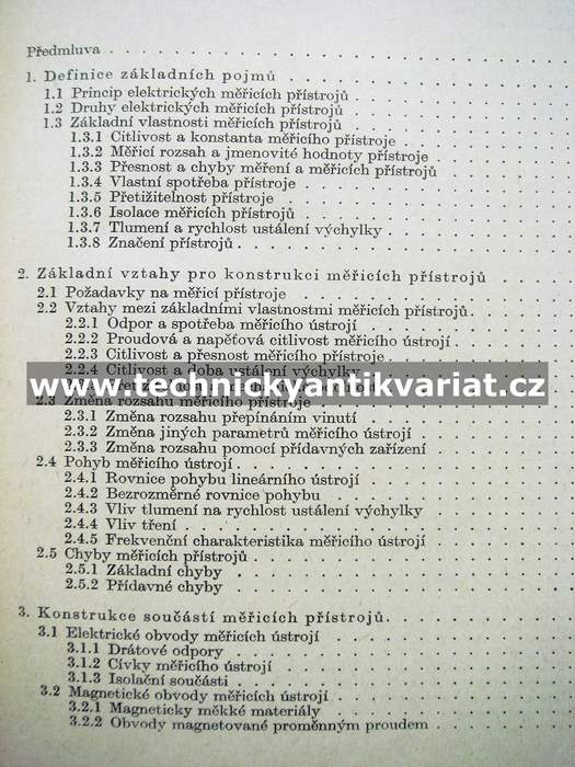 Elektrické měřící přístroje - Trnka, Dufek (1958)