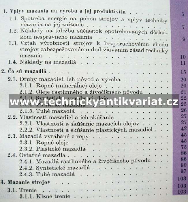 Mazadla a správné mazanie - Ctirad Náhlovský (1975)
