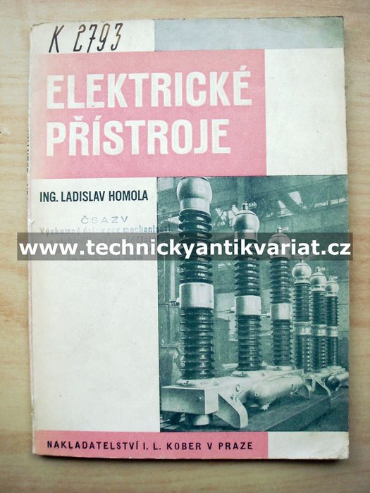 Elektrické přístroje - Ladislav Homola (1949)