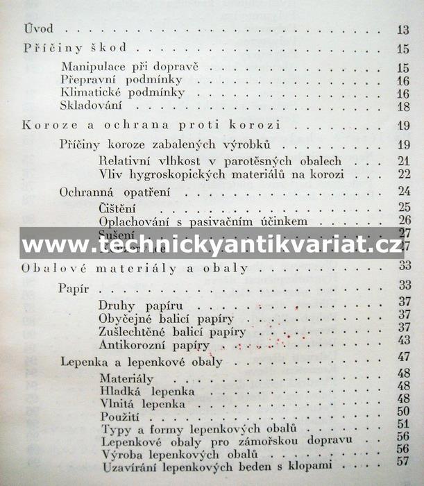 Příručka balení strojírenských výrobků - Růžička, Vrabec (1962)