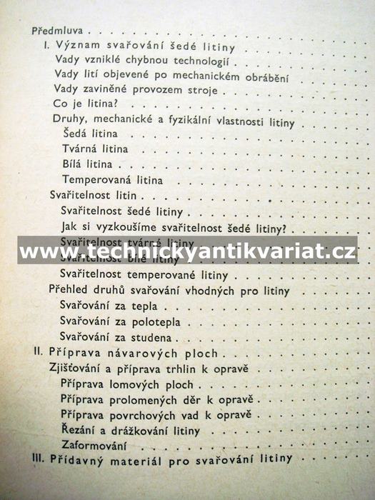 Svařování litiny - Rudolf Krňák (1961)