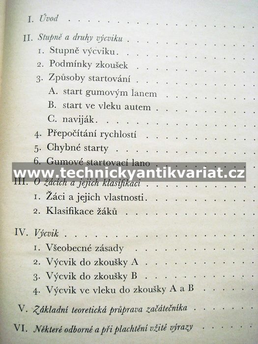 Výcvik Plachtaře I. výcvik začátečníka - Ludvík Elsnic (1940)