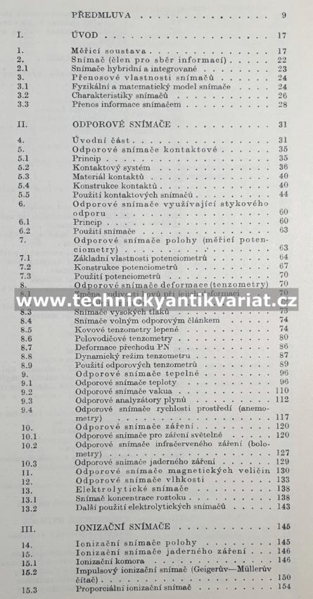 Snímače neelektrických veličin - Zehnula (1983)