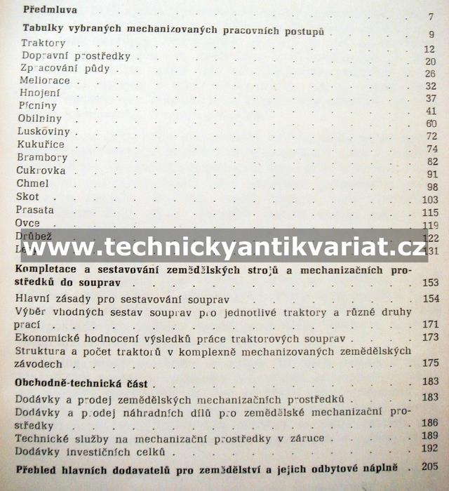 Katalog zemědělských mechanizačních prostředků 1 (1967)