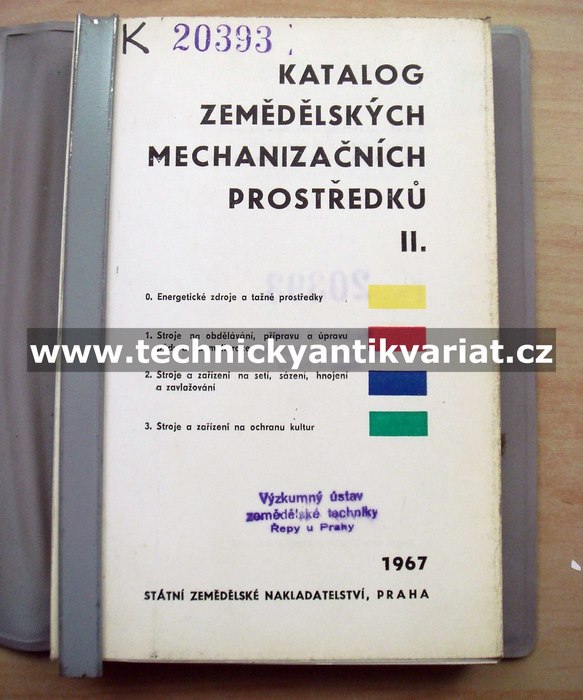 Katalog zemědělských mechanizačních prostředků 4 (1967)