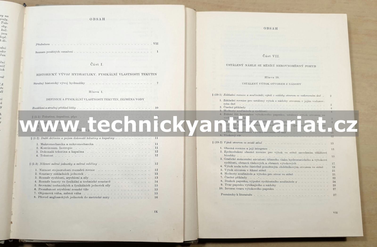 Hydraulika I.,II. - J. Smetana (1957)