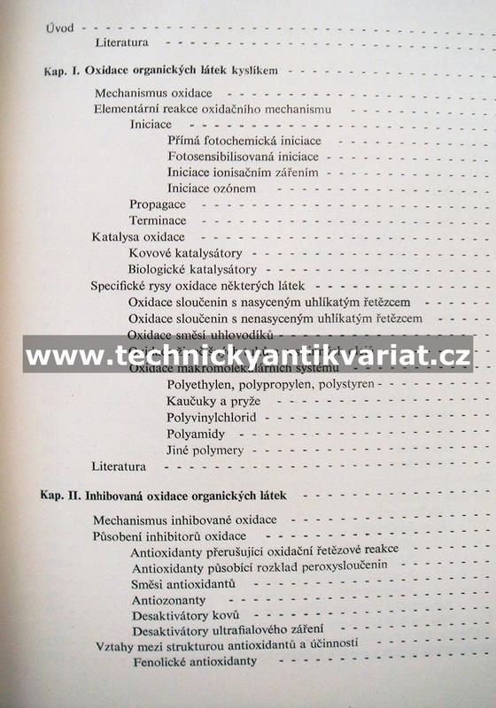 Antioxidanty - Jan Pospíšil (1968)
