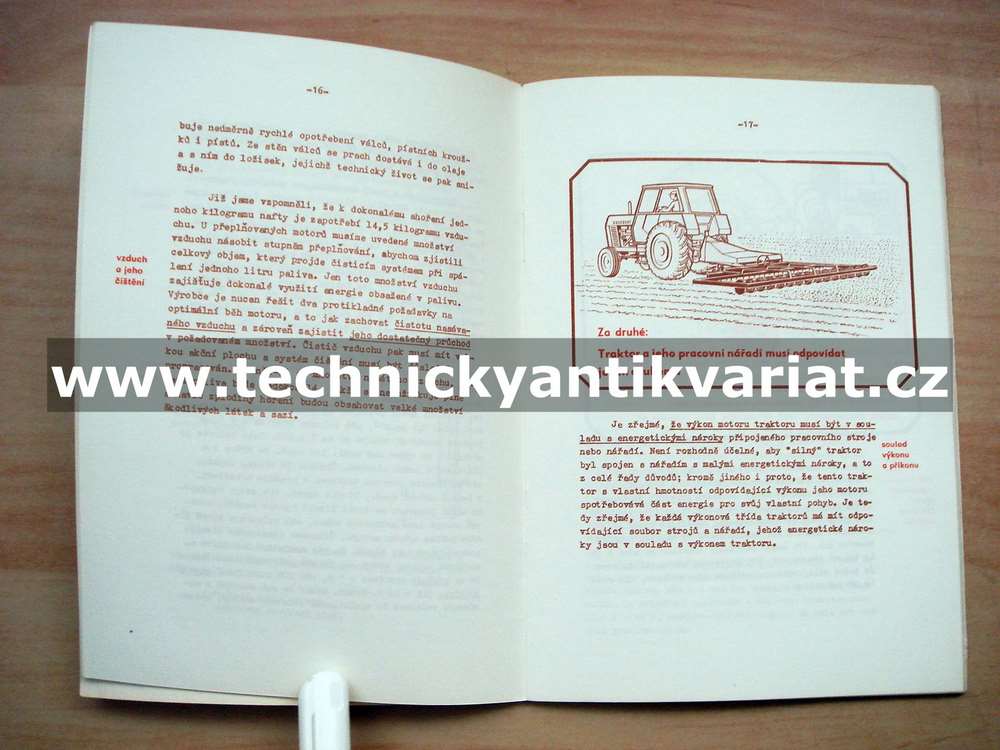 Jak a kde ušetřit naftu při provozu traktorů - Strouhal, Volková (1985)