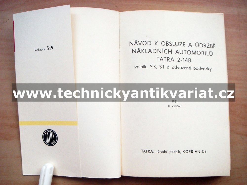Tatra 2-148 - návod k obsluze (1981)